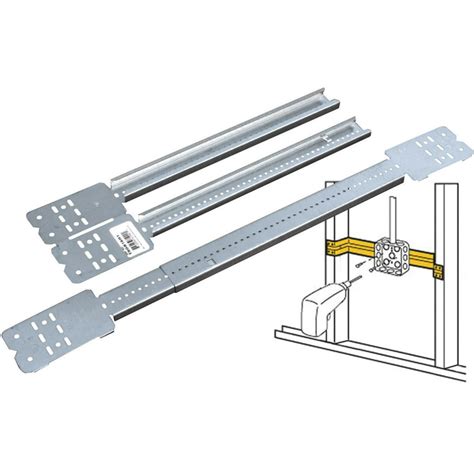 electrical box mointing bracket|adjustable electrical box mounting bracket.